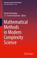 Cover: Mathematical Methods in Modern Complexity Science - Springer