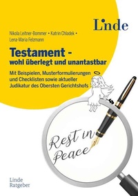 Abbildung von: Testament - wohl überlegt und unantastbar - Linde