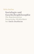Cover: Soziologie und Geschichtsphilosophie - Wallstein