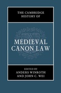 Cover: The Cambridge History of Medieval Canon Law - Cambridge University Press