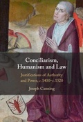 Bild: Conciliarism, Humanism and Law - Cambridge University Press