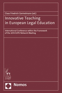 Abbildung von: Innovative Teaching in European Legal Education - Nomos/Hart