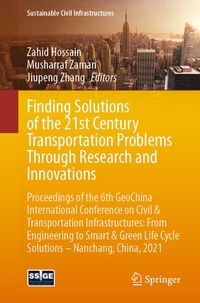 Abbildung von: Finding Solutions of the 21st Century Transportation Problems Through Research and Innovations - Springer