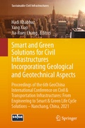 Cover: Smart and Green Solutions for Civil Infrastructures Incorporating Geological and Geotechnical Aspects - Springer