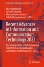 Cover: Recent Advances in Information and Communication Technology 2021 - Springer