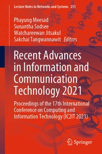 Enlarge image Cover: Recent Advances in Information and Communication Technology 2021 - Springer