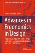 Cover: Advances in Ergonomics in Design - Springer
