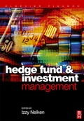 Cover: Hedge Fund Investment Management - Butterworth-Heinemann