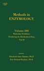 Cover: Molecular Evolution, Producing the Biochemical Data, Part B - Academic Press