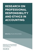 Cover: Research on Professional Responsibility and Ethics in Accounting - Emerald Publishing Limited