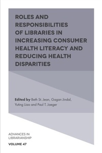Abbildung von: Roles and Responsibilities of Libraries in Increasing Consumer Health Literacy and Reducing Health Disparities - Emerald Publishing Limited