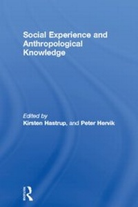 Enlarge image Cover: Social Experience and Anthropological Knowledge - Routledge