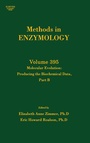 Cover: Molecular Evolution, Producing the Biochemical Data, Part B: Volume 395 - Academic Press