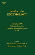Cover: Molecular Evolution, Producing the Biochemical Data, Part B: Volume 395 - Academic Press