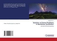 Abbildung von: Solution of Some Problems In Nonlinear Oscillation - LAP Lambert Academic Publishing