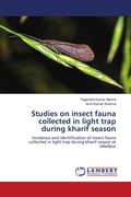 Cover: Studies on insect fauna collected in light trap during kharif season - LAP Lambert Academic Publishing