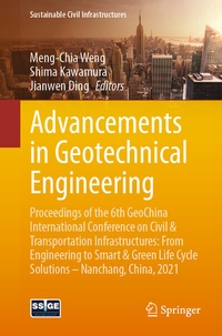 Enlarge image Cover: Advancements in Geotechnical Engineering - Springer