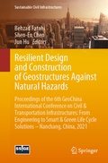 Cover: Resilient Design and Construction of Geostructures Against Natural Hazards - Springer