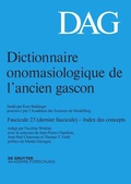 Cover: Dictionnaire onomasiologique de l'ancien gascon (DAG). Fascicule 23 - De Gruyter Akademie Forschung