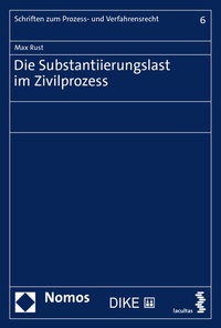Abbildung von: Die Substantiierungslast im Zivilprozess - Facultas