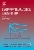Cover: Handbook of Pharmaceutical Analysis by HPLC: Volume 6 - Academic Press