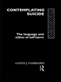 Cover: Contemplating Suicide - Routledge