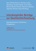 Cover: Interdisziplin&auml;re Beitr&auml;ge zur Geschlechterforschung - Verlag Barbara Budrich