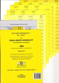 Abbildung von: DürckheimRegister® EStG+EStDV KOMPLETT alle §§, OHNE Stichworte - Dürckheim Verlag