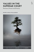 Cover: Values in the Supreme Court - Hart Publishing