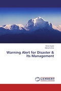 Cover: Warning Alert for Disaster & Its Management - LAP Lambert Academic Publishing
