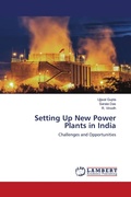 Cover: Setting Up New Power Plants in India - LAP Lambert Academic Publishing