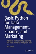 Cover: Basic Python for Data Management, Finance, and Marketing - APress