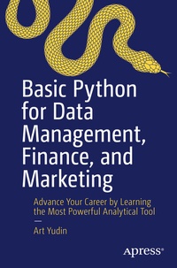 Enlarge image Cover: Basic Python for Data Management, Finance, and Marketing - APress