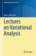 Cover: Lectures on Variational Analysis - Springer