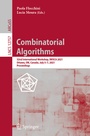 Cover: Combinatorial Algorithms - Springer