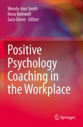 Cover: Positive Psychology Coaching in the Workplace - Springer