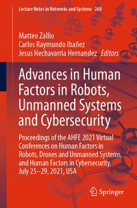 Abbildung von: Advances in Human Factors in Robots, Unmanned Systems and Cybersecurity - Springer