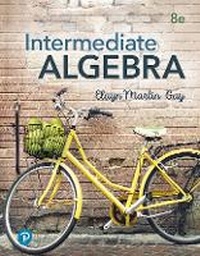 Enlarge image Cover: Intermediate Algebra, 8e (c)2023 (HS Binding) - Pearson