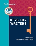 Cover: Keys for Writers (with 2019 APA Updates and MLA 2021 Update Card) - Cengage Learning