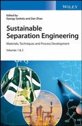 Cover: Sustainable Separation Engineering - Wiley-ISTE