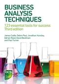 Cover: Business Analysis Techniques - BCS, The Chartered Institute for IT
