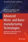 Cover: Advanced Micro- and Nano-manufacturing Technologies - Springer