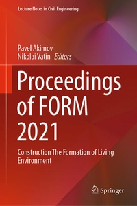 Enlarge image Cover: Proceedings of FORM 2021 - Springer