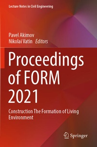 Enlarge image Cover: Proceedings of FORM 2021 - Springer