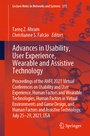 Cover: Advances in Usability, User Experience, Wearable and Assistive Technology - Springer