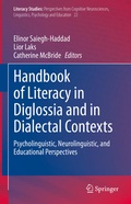 Cover: Handbook of Literacy in Diglossia and in Dialectal Contexts - Springer