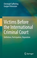 Cover: Victims Before the International Criminal Court - Springer