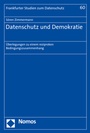 Cover: Datenschutz und Demokratie - Nomos