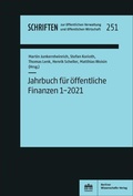 Cover: Jahrbuch f&uuml;r &ouml;ffentliche Finanzen (2021) 1 - Berliner Wissenschafts-Verlag