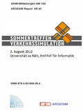 Cover: Vortragsband Sommertreffen Verkehrssimulation 2012 - ARGESIM